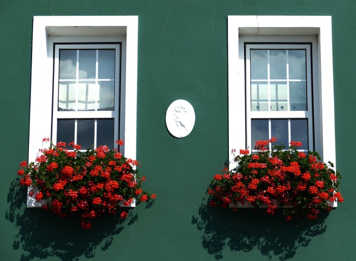 Matching window boxes