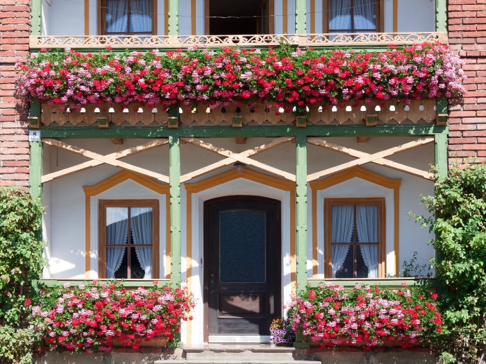 Railing planters look a lot like window boxes