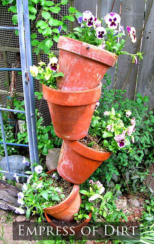 Topsy turvy planter tutorial